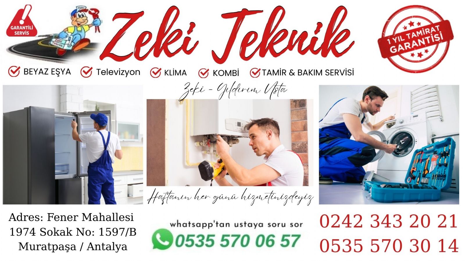 Lara Beyaz Eşya Servisi